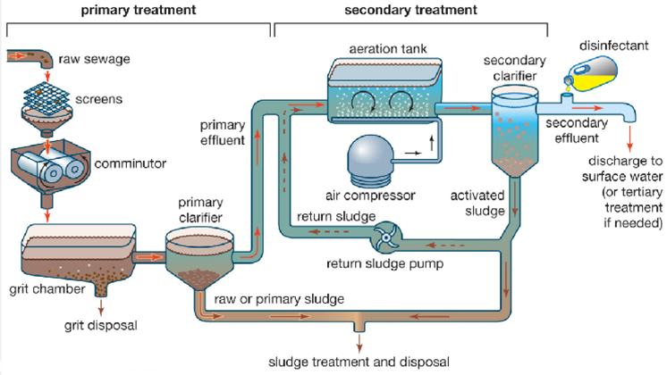 The Wastewater Treatment Process Steps by Steps