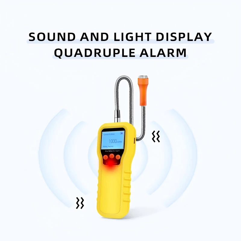 KP816 Portable 4 Gas Detector O2/H2S/CO/LEL Confined Space Air Monitor