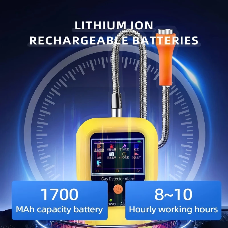 KP816 Portable 4 Gas Detector O2/H2S/CO/LEL Confined Space Air Monitor