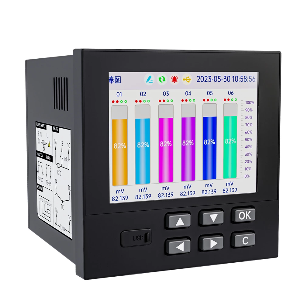 SIN-RN3000 18-channel analog signal input paperless recorder