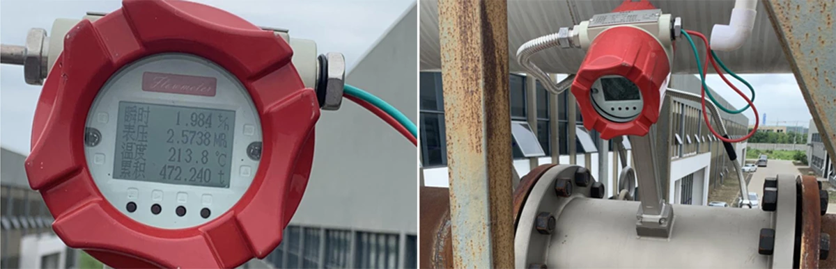 Vortex Flowmeter for Textile Dyeing Steam Flow Measurement