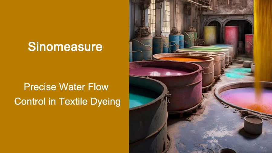 Precise Water Flow Control in Textile Dyeing