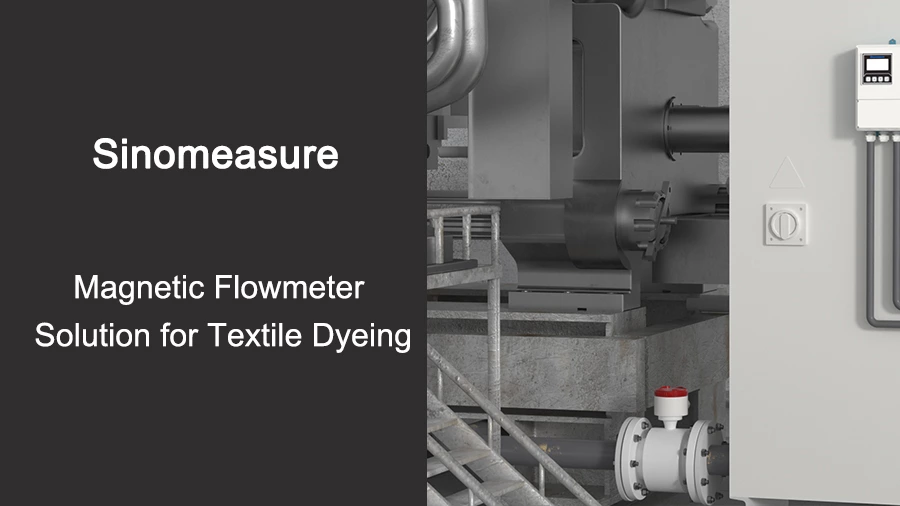 Electromagnetic Flow Meter Solution for Textile Dyeing Wastewater Measurement