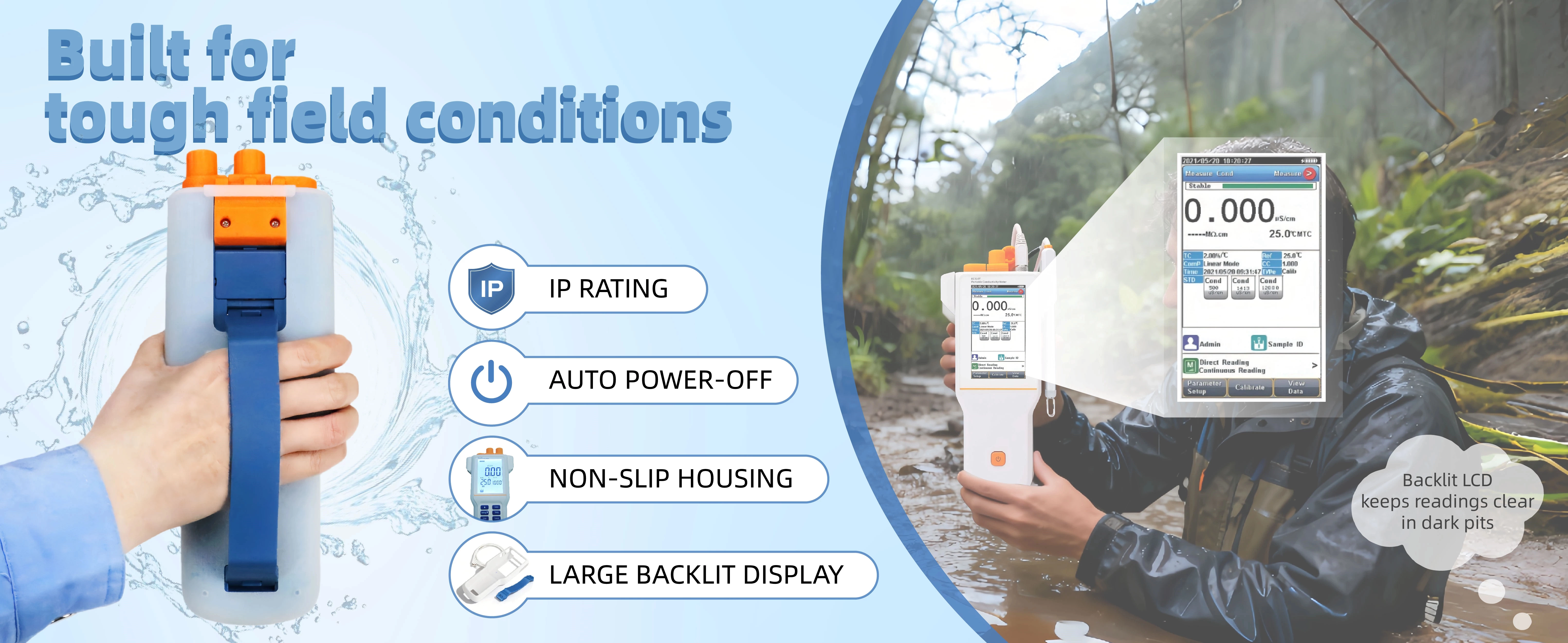 SIN-EC510T Portable Conductivity Meter
