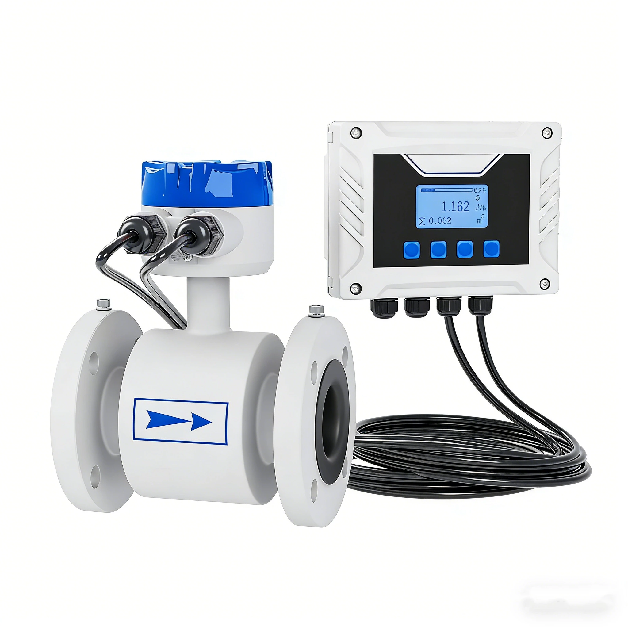 remote magnetic flowmeter