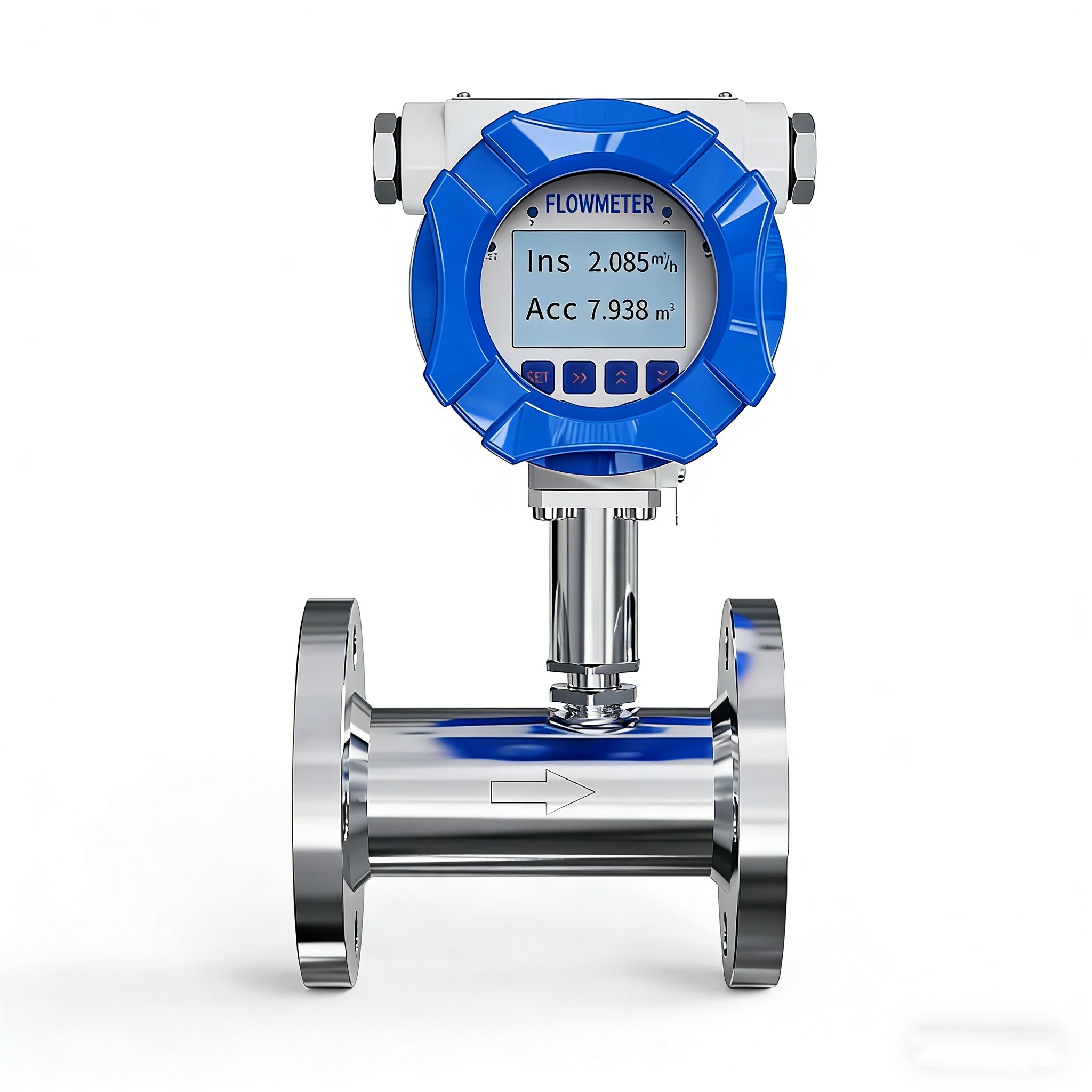 liquid turbine flowmeter