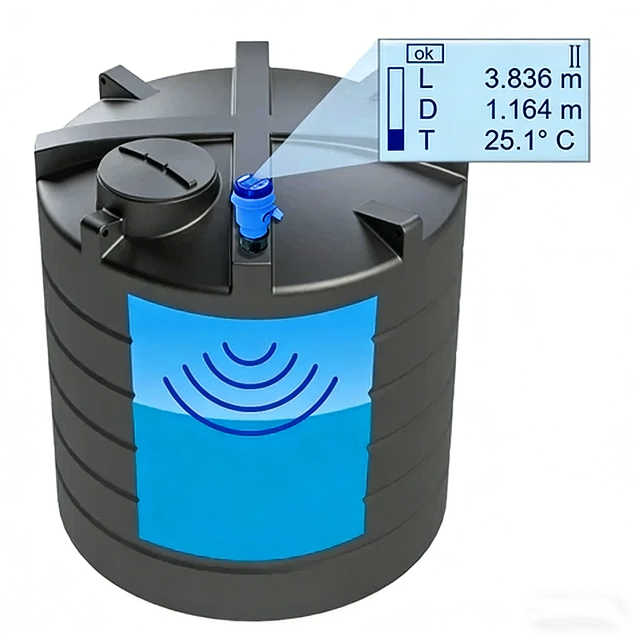 SIN-MP-C Ultrasonic level transmitter