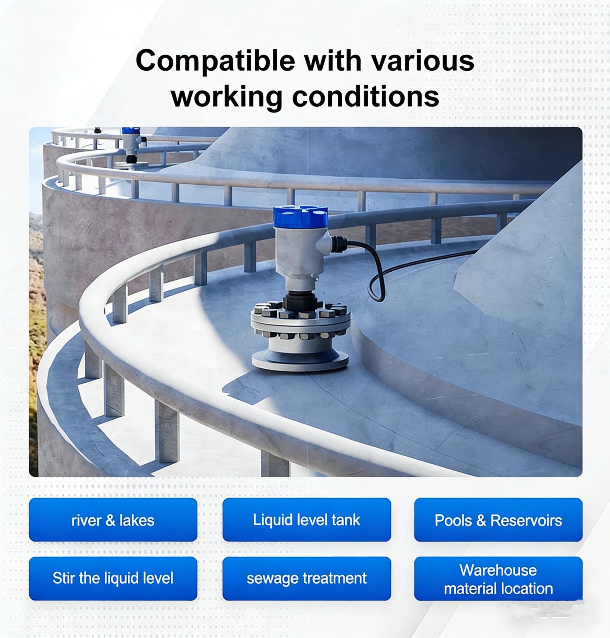 WSR550 76-81GHz Radar level transmitter