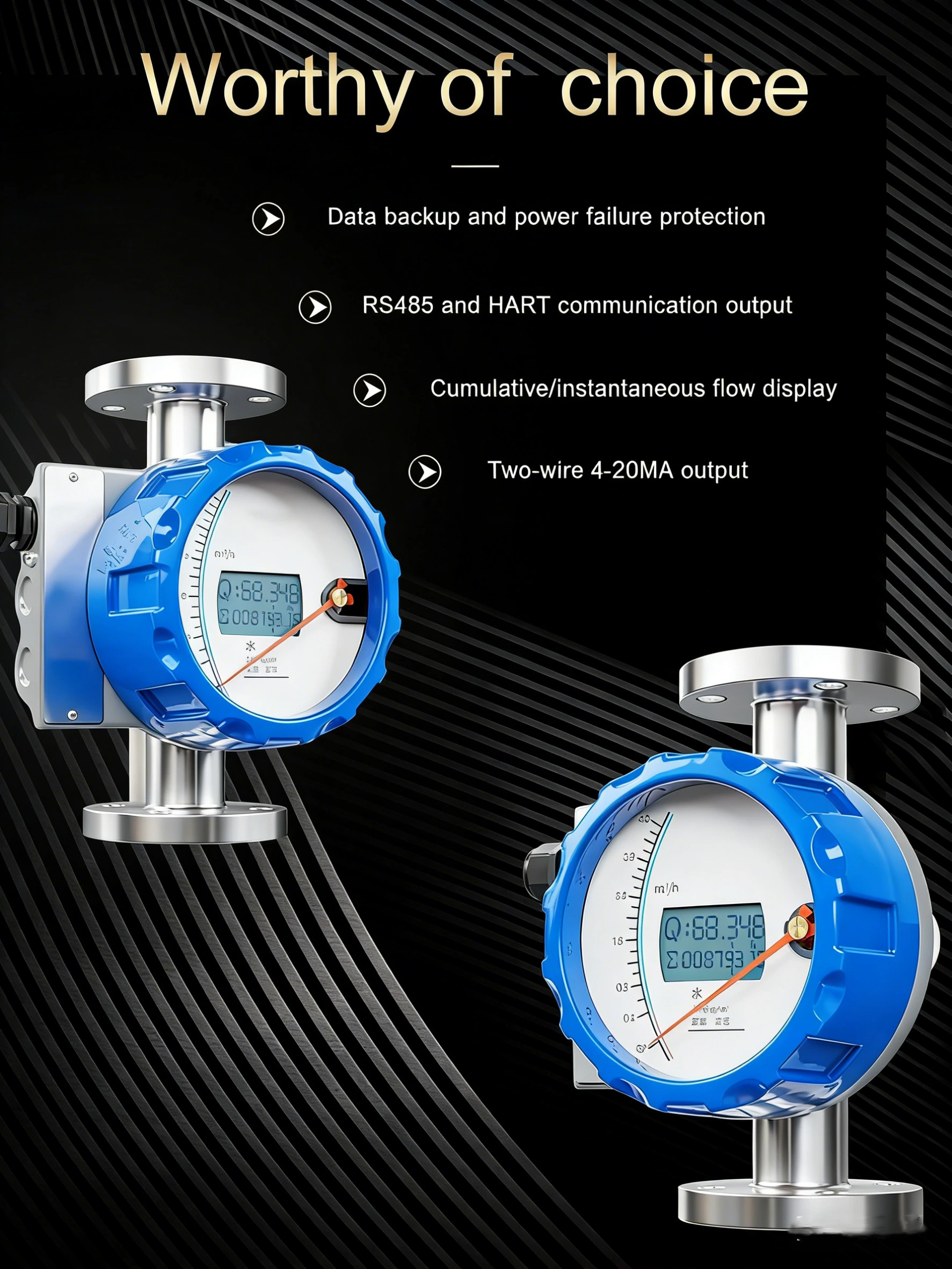 Ротаметр с металлической трубкой SIN-LZ